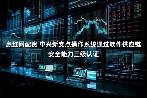惠红网配资 中兴新支点操作系统通过软件供应链安全能力三级认证