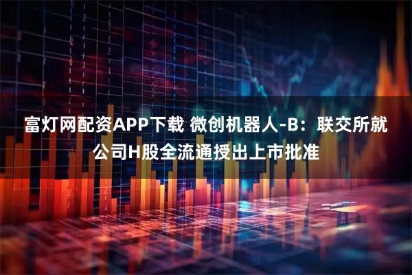 富灯网配资APP下载 微创机器人-B：联交所就公司H股全流通授出上市批准